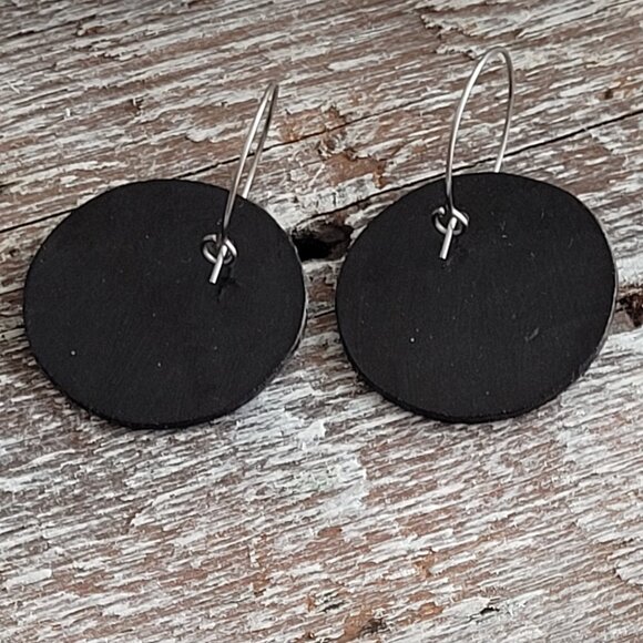 Handcrafted Colourful Paper Earrings - Picture 3 of 4